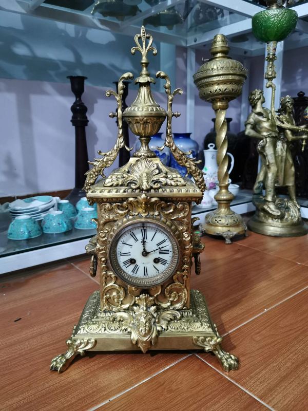 Đồng hồ để bàn Pháp, cao 52cm – ảnh 1