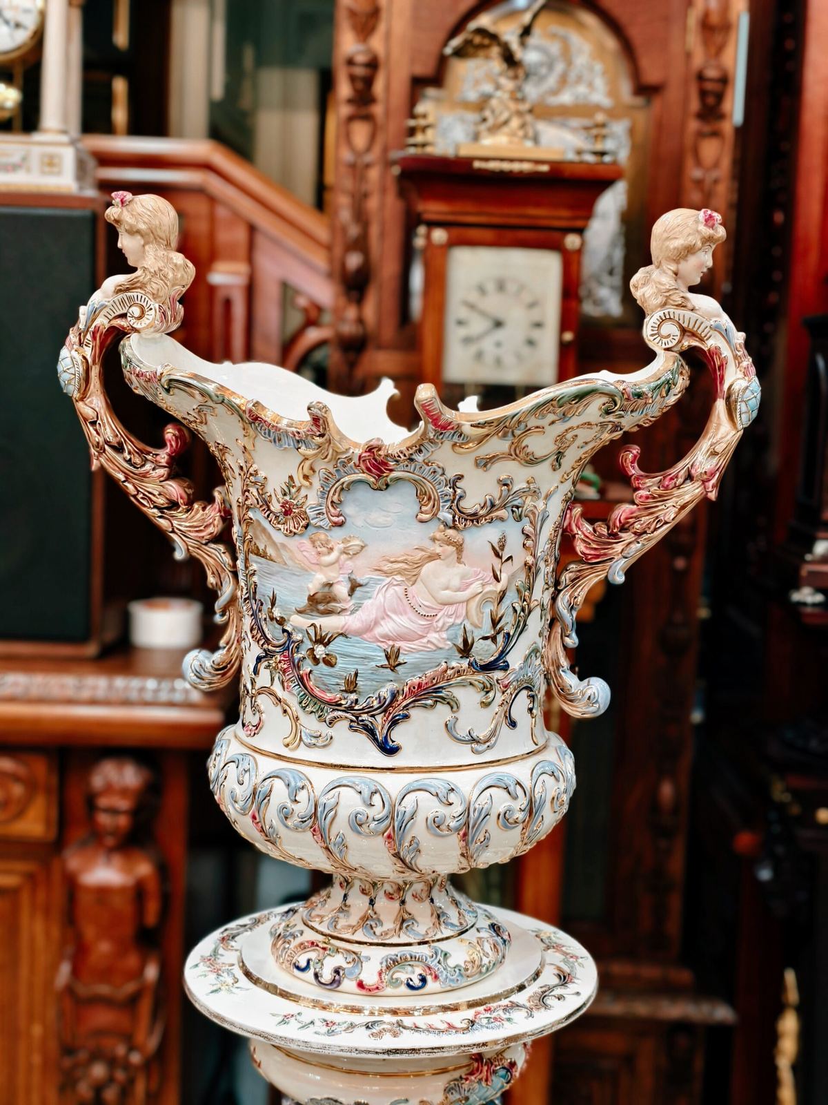 Chậu hoa sứ Ý, cao 98cm – ảnh 2