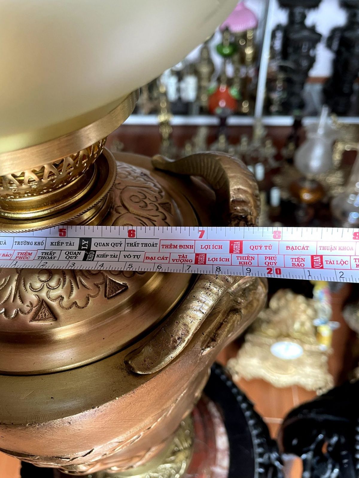 Cặp đèn dầu Pháp, cao 70cm – ảnh 10