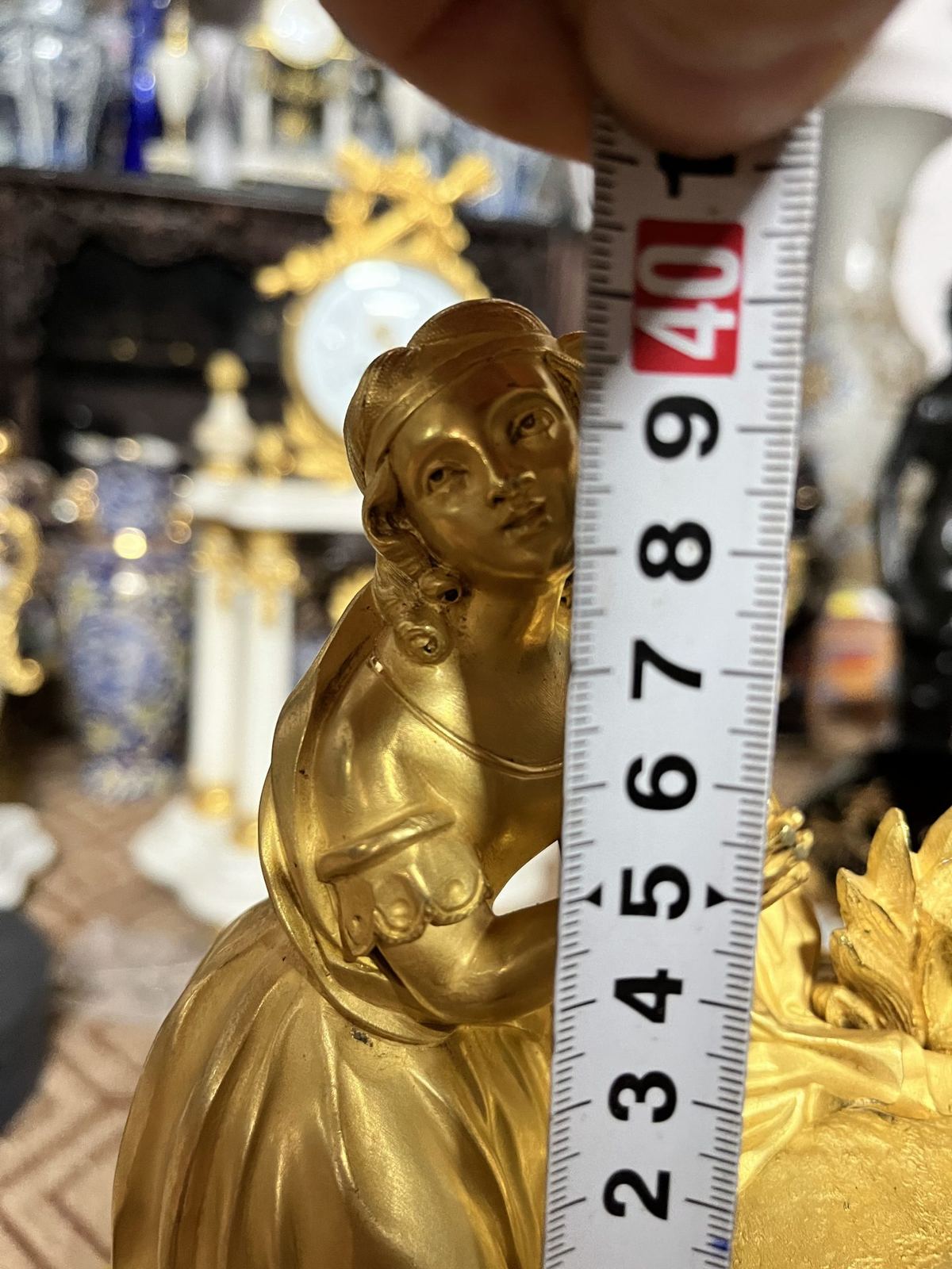 Đồng hồ tượng Pháp, cao 40cm – ảnh 4