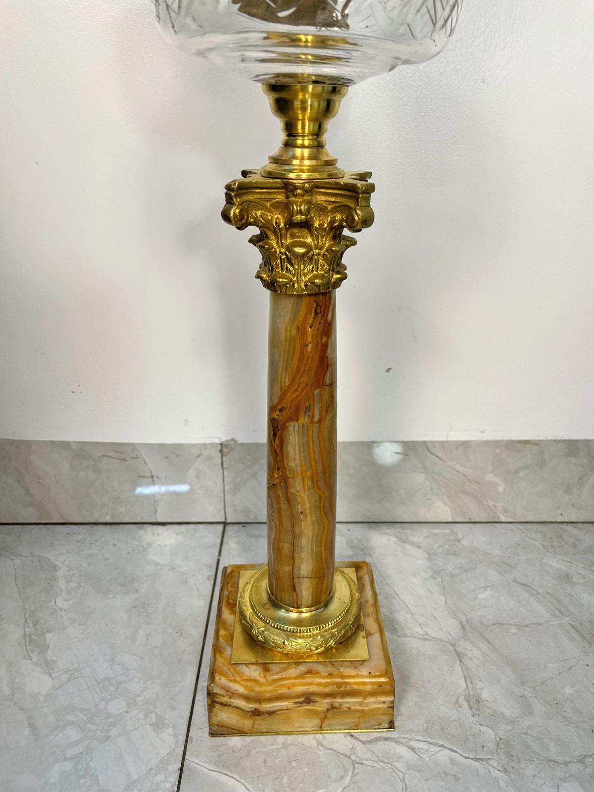 Đèn dầu Pháp, cao 88cm – ảnh 5