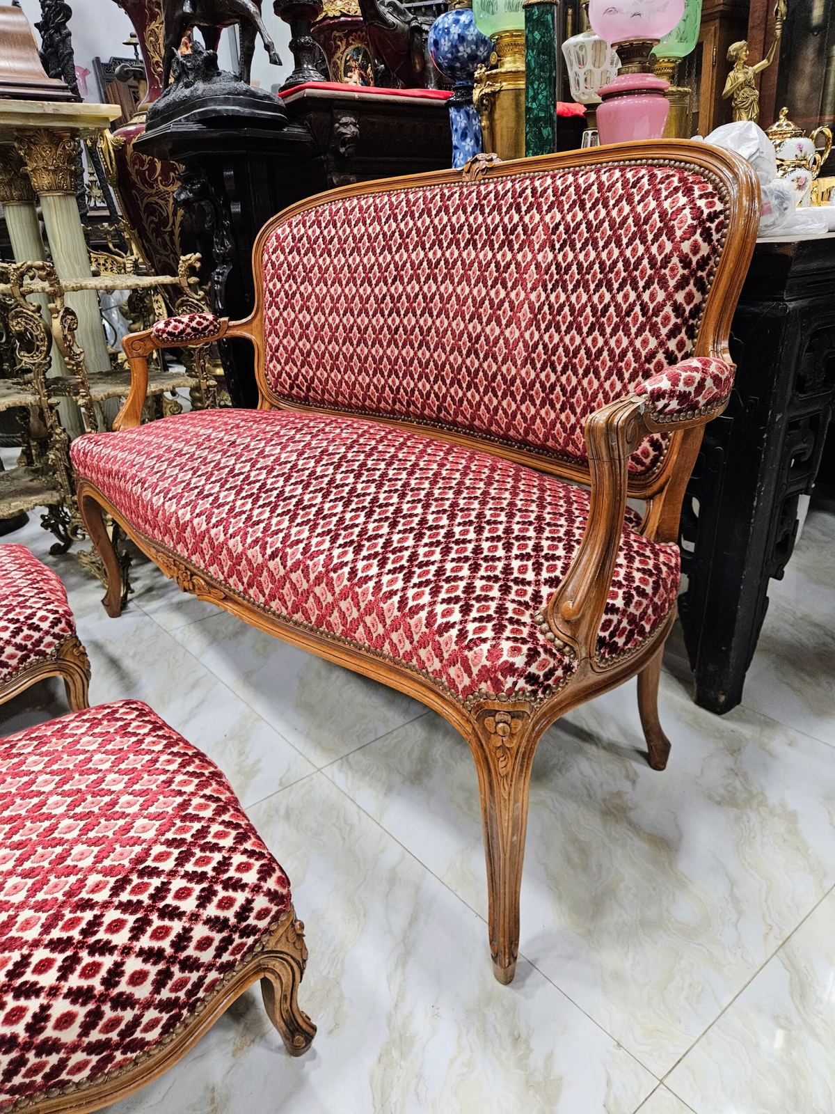 Bộ sofa nỉ nhung – ảnh 3