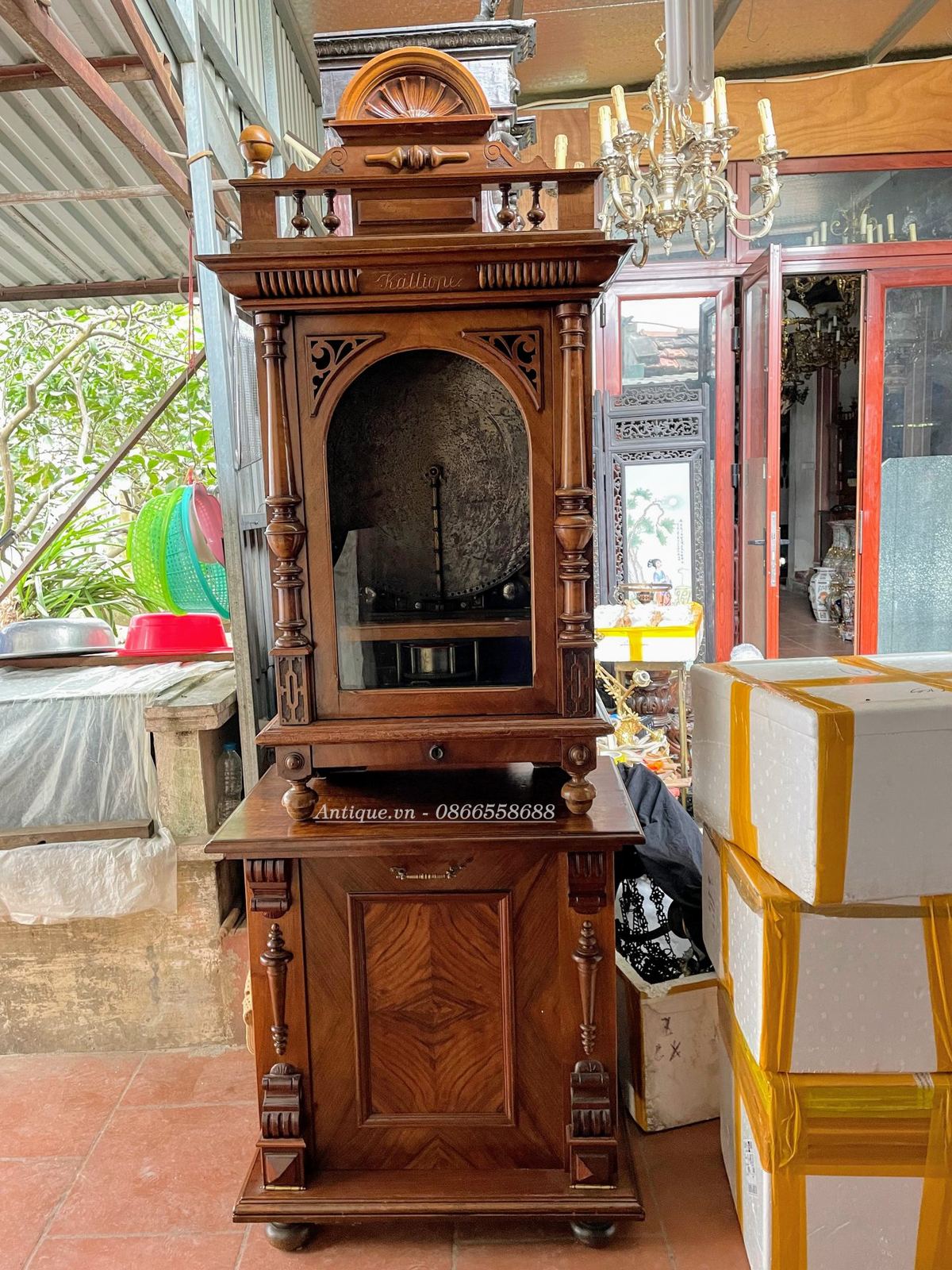 Hộp nhạc Kalliope Đức, cao 215cm – ảnh 1