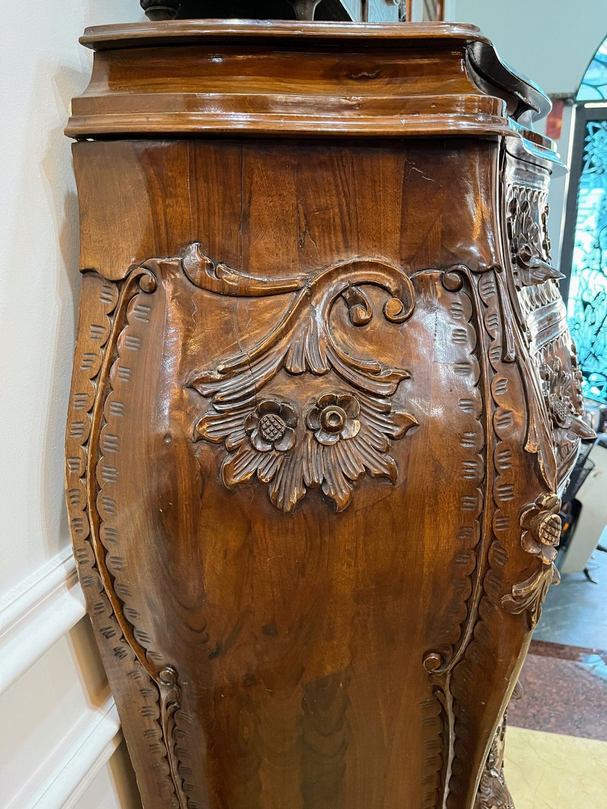 Tủ gỗ Pháp, cao 137cm – ảnh 9