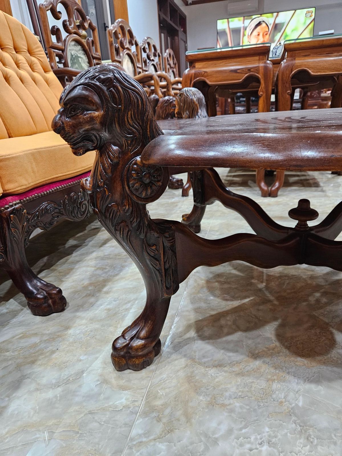 Bộ sofa nỉ Pháp, cao 102cm – ảnh 14