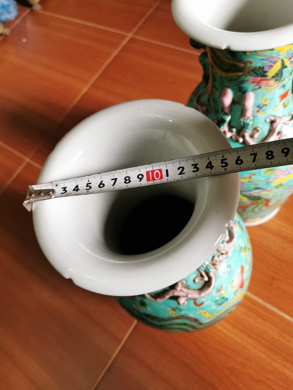 Đôi Bình Sứ Tàu Xanh – ảnh 4