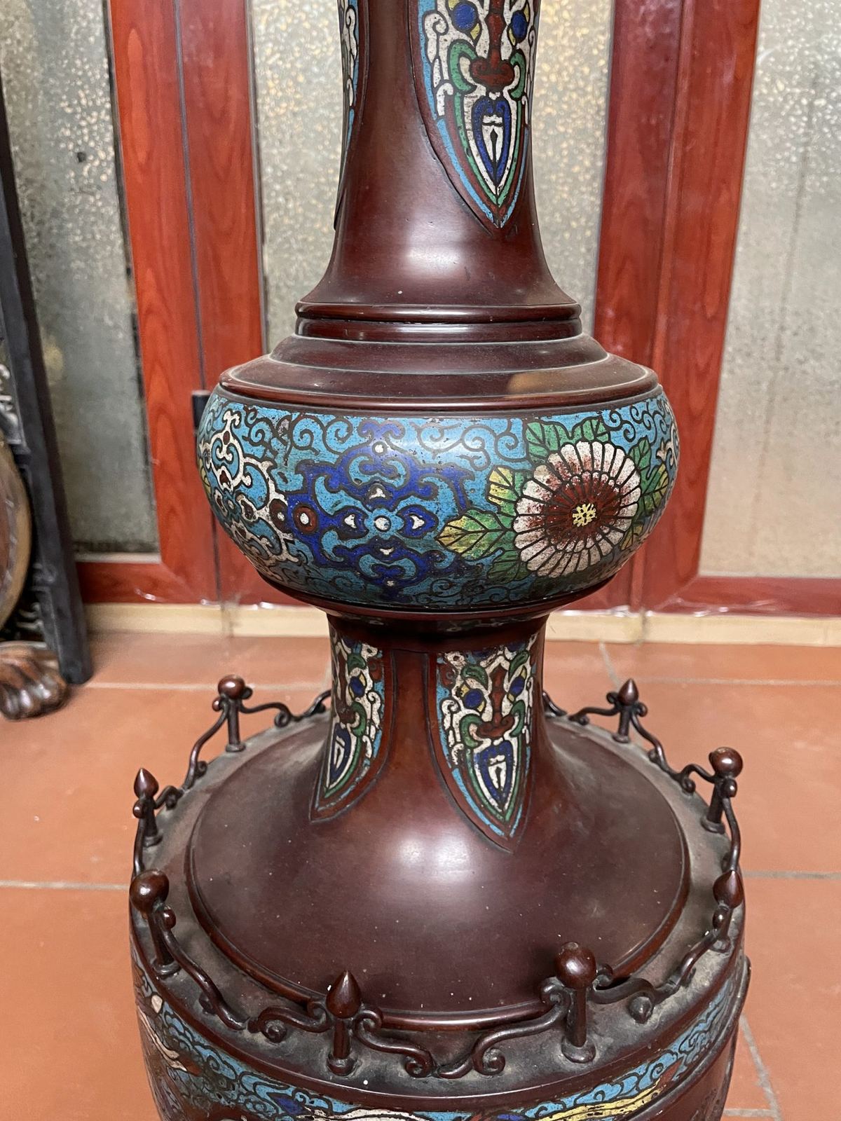 Đèn dầu cây pháp lam – ảnh 8
