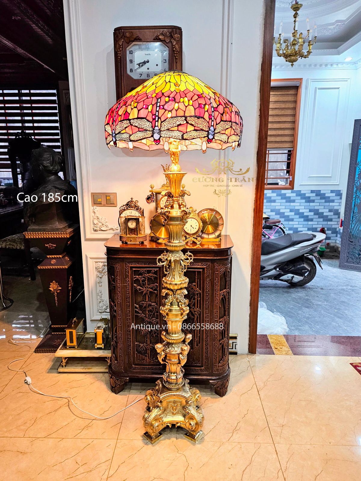 Đèn cây tiffani, cao 185cm – ảnh 1