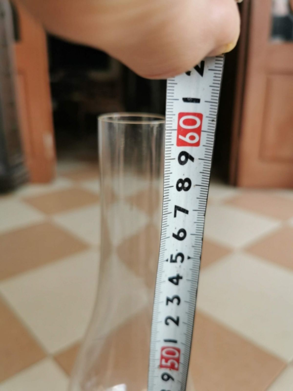Đèn dầu pha lê, cao 60cm – ảnh 5