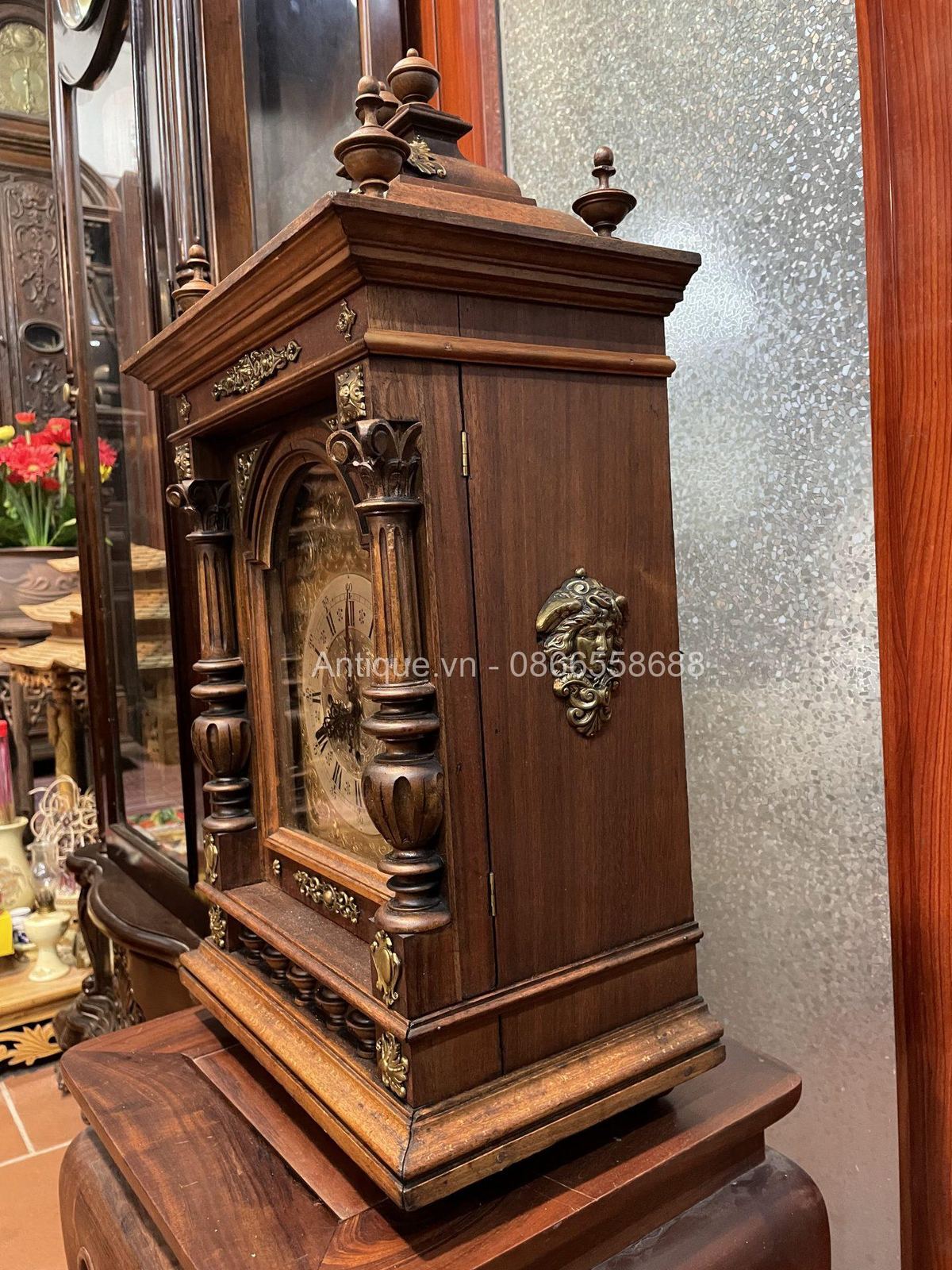 Đồng hồ để bàn Đức, cao 66cm – ảnh 4