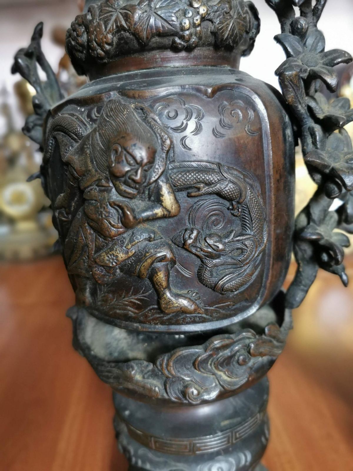 Cặp bình đồng Nhật – ảnh 12