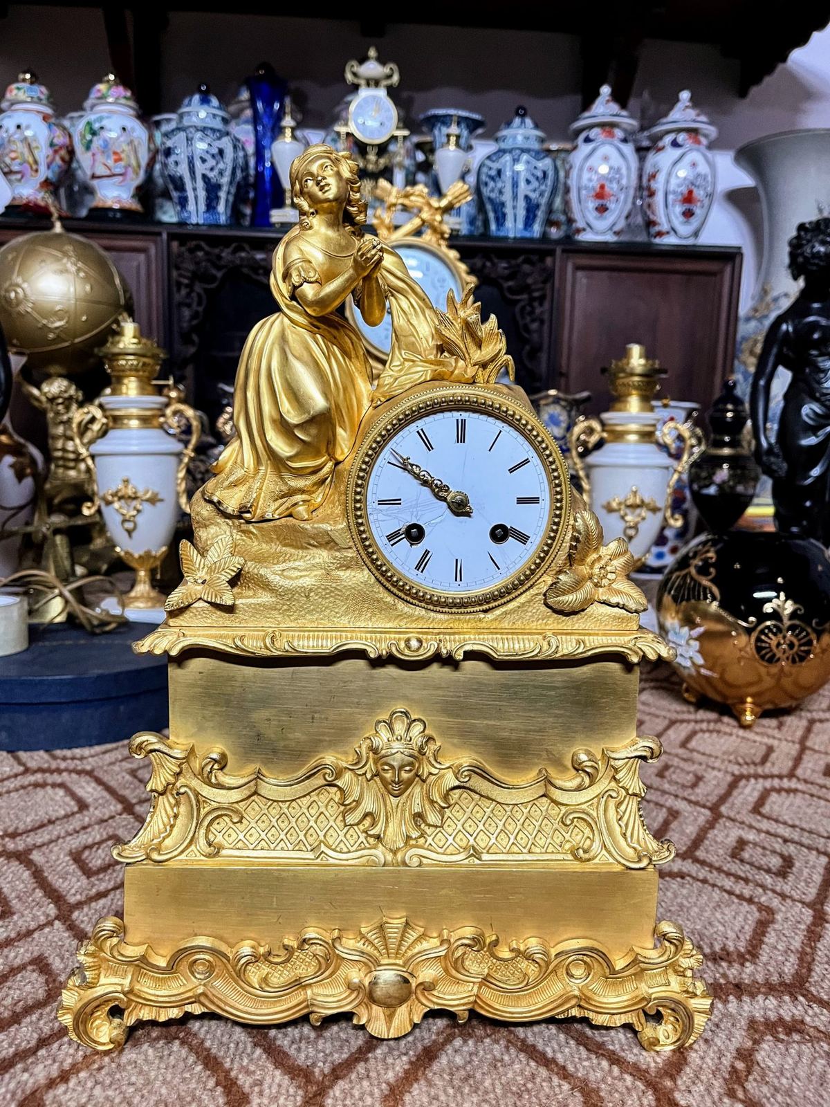 Đồng hồ tượng Pháp, cao 40cm – ảnh 1