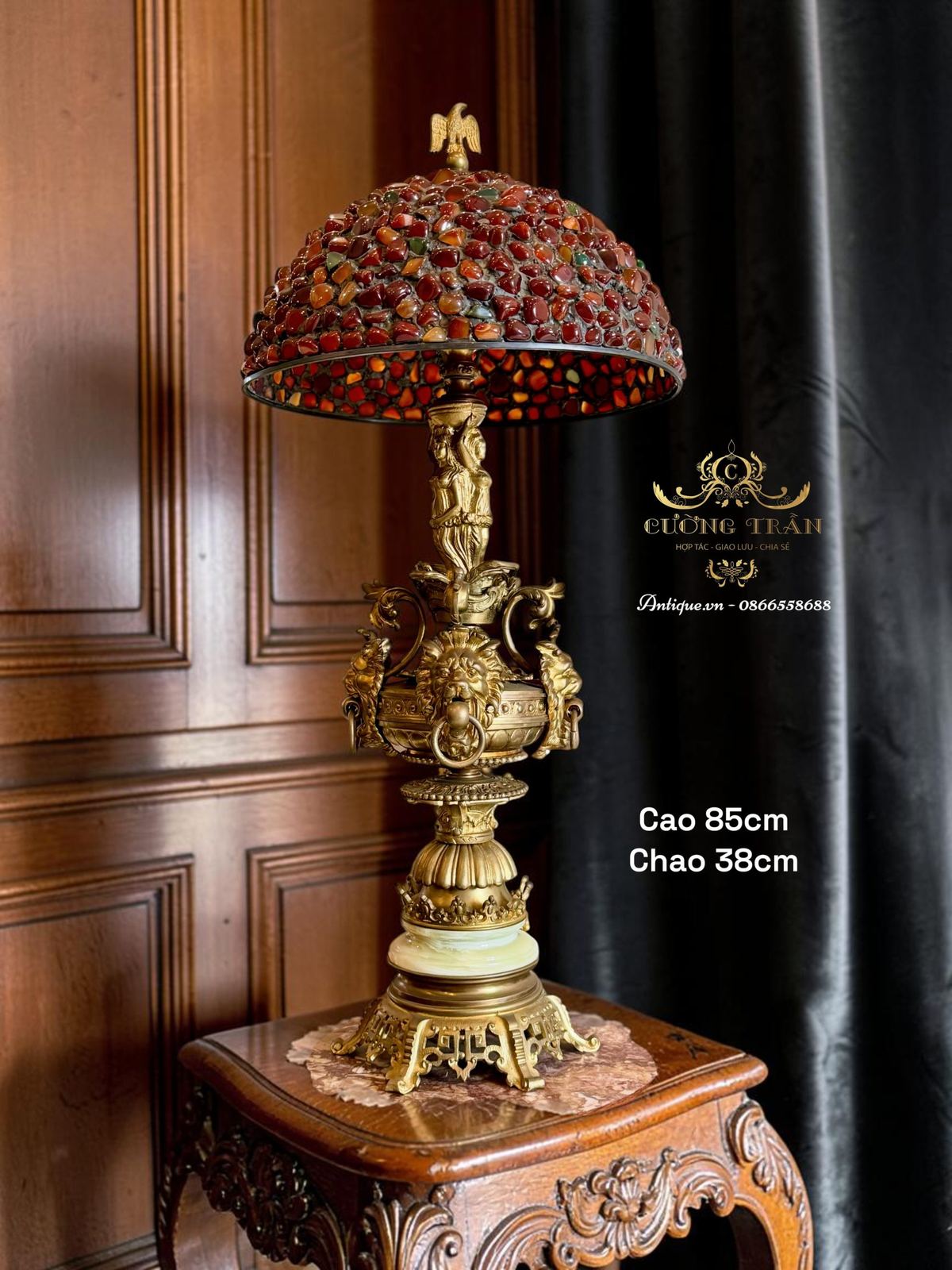 Đèn tiffani, cao 84cm – ảnh 2
