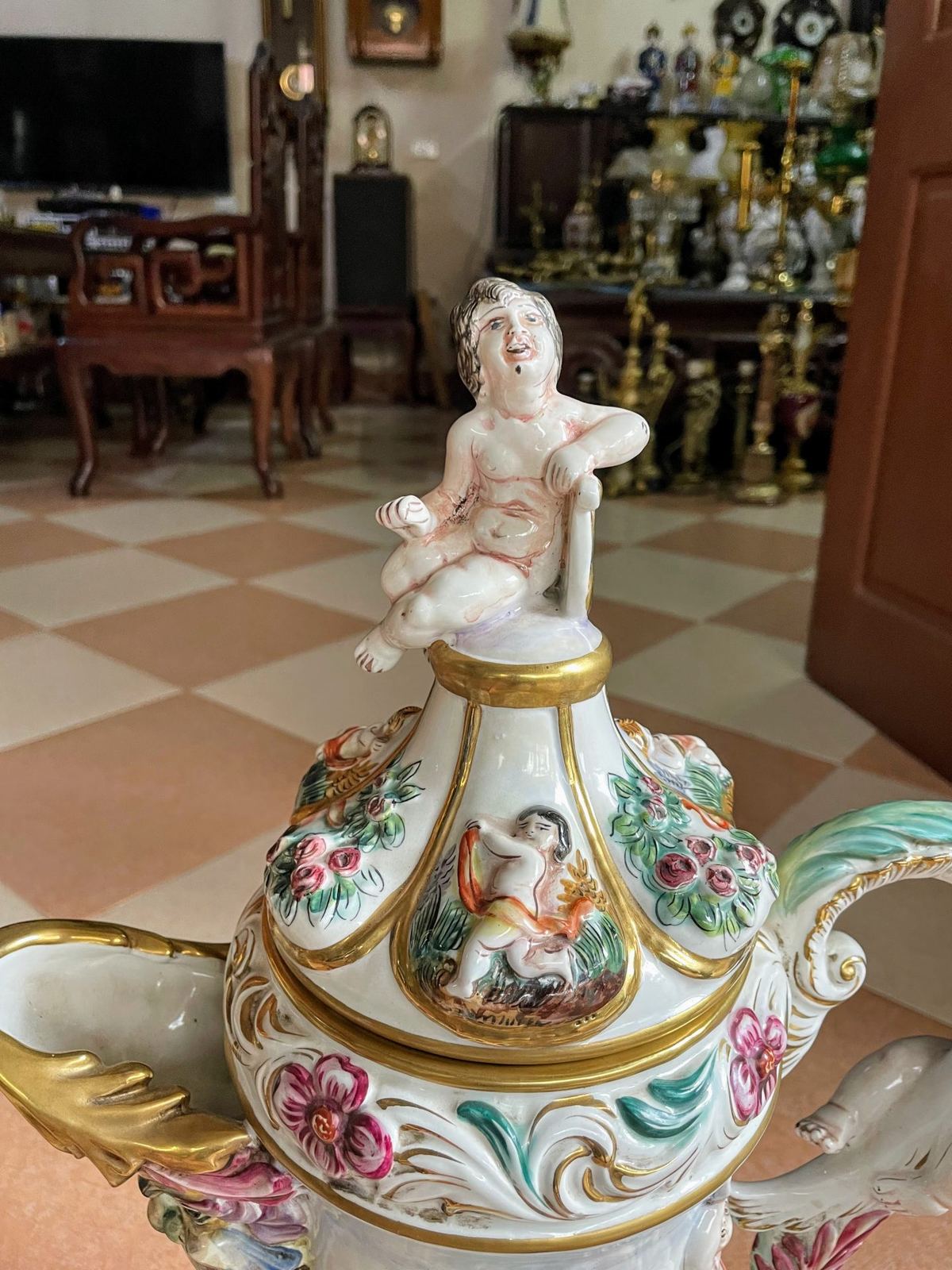 Bình sứ Italy, cao 57cm – ảnh 4