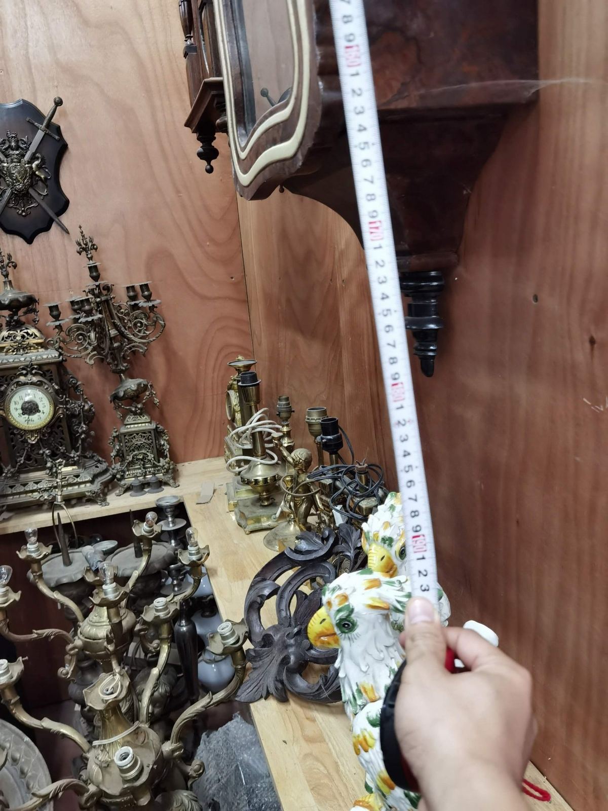 Đồng hồ treo tường cổ Pháp, dài 180cm – ảnh 6