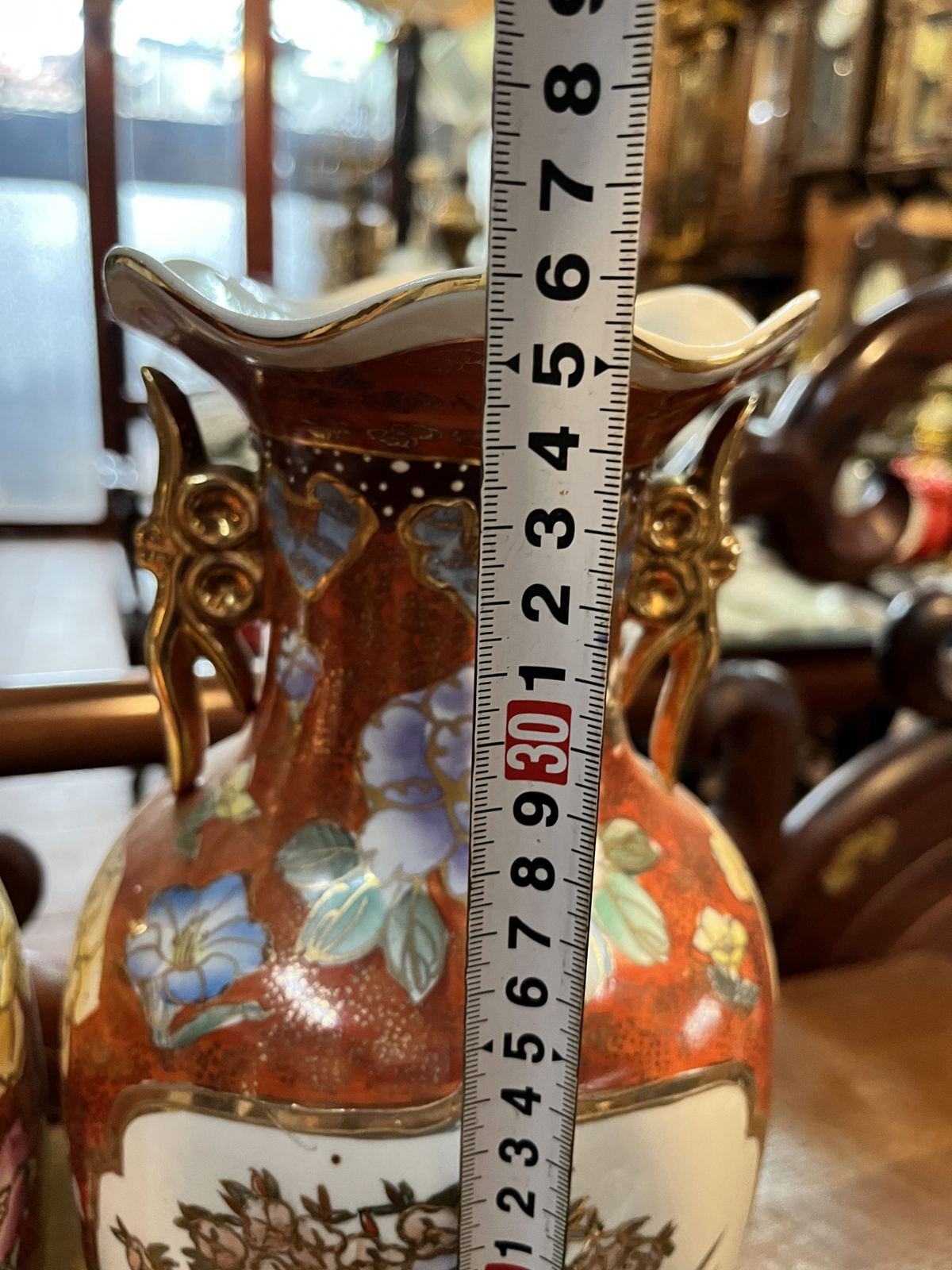 Cặp bình trung Trung Quốc, cao 36cm – ảnh 4