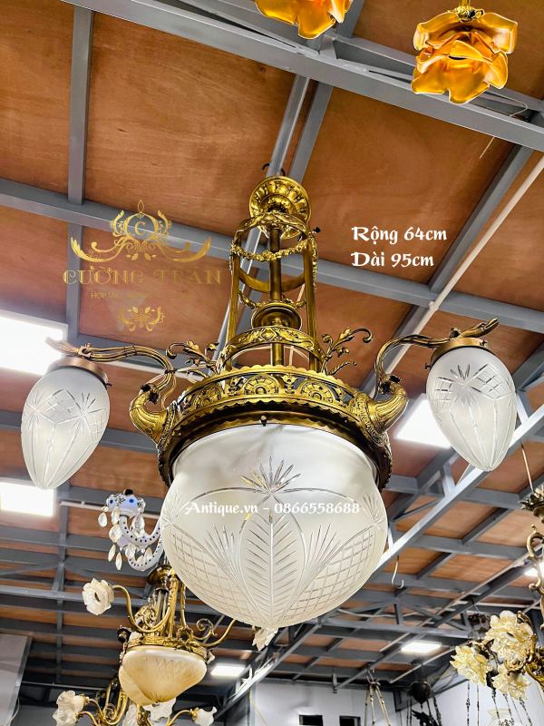 Đèn chùm Pháp, dài 95cm – ảnh 1