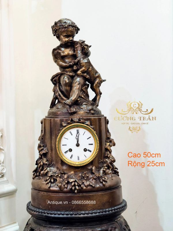 Đồng hồ tượng Pháp, cao 50cm – ảnh 1