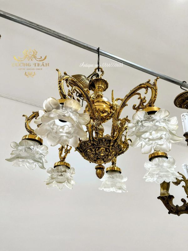 Đèn chùm Pháp, cao 56cm – ảnh 1