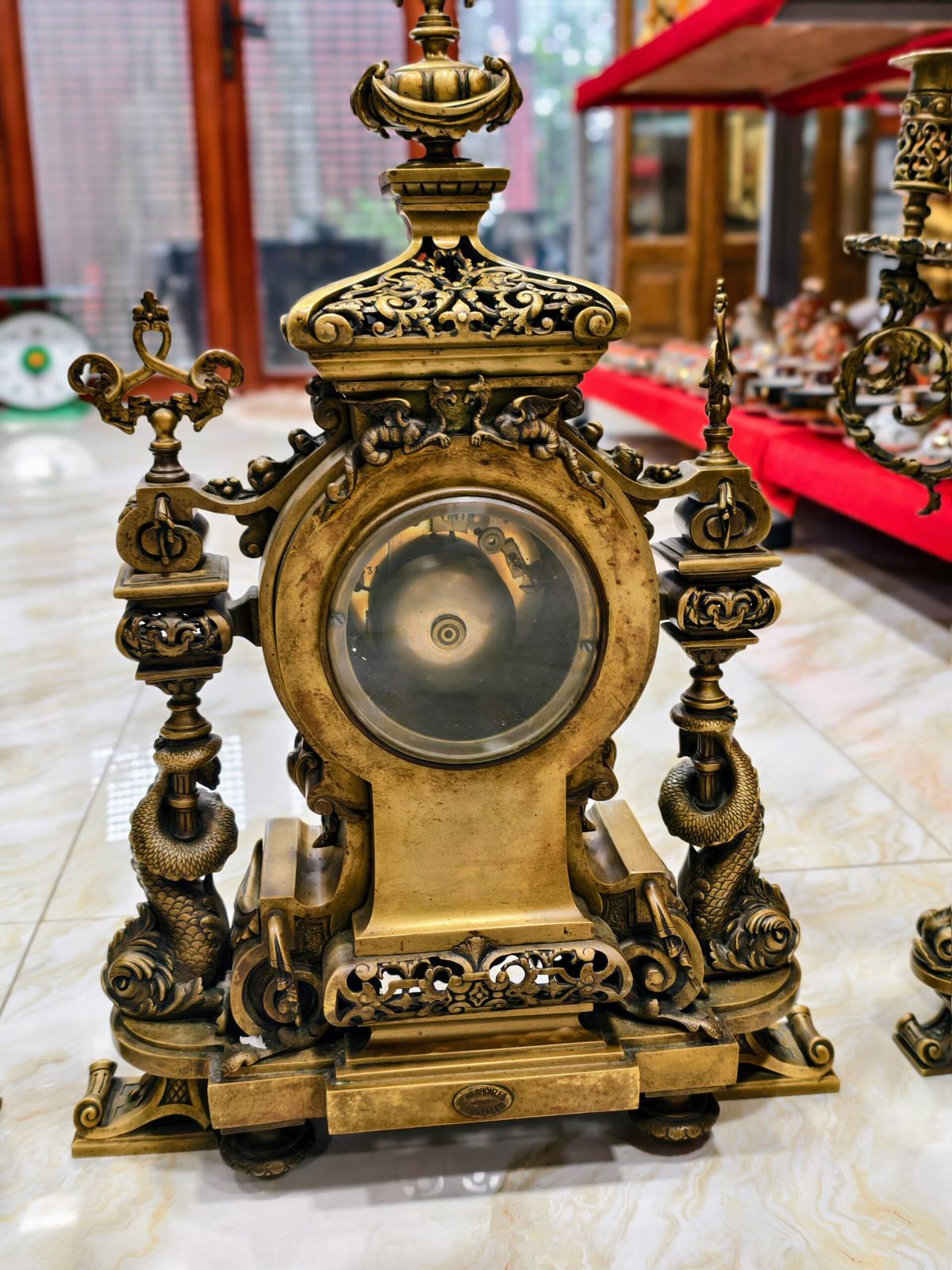 Bộ đồng hồ chân nến Bỉ – ảnh 6