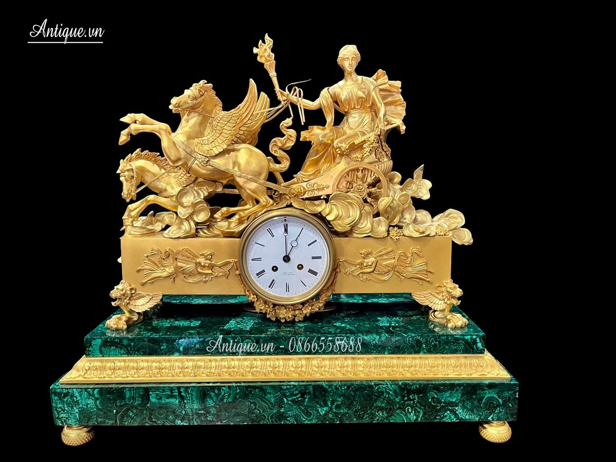 Bộ đồng hồ tượng Pháp, cao 59cm – ảnh 2