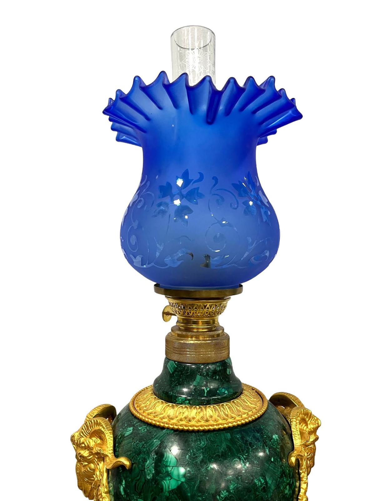 Cặp đèn dầu Malachite – ảnh 2