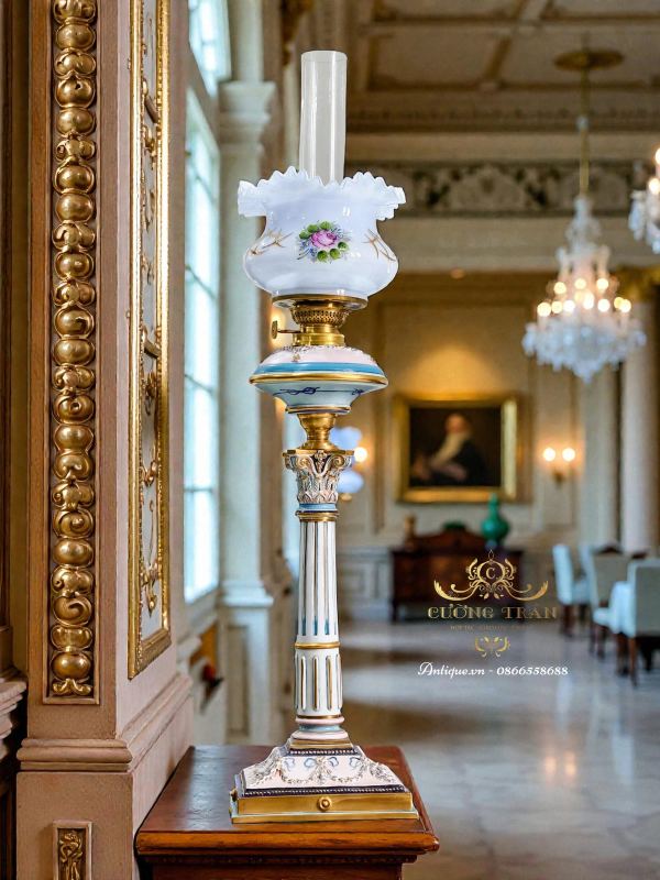 Đèn dầu Pháp, cao 107cm – ảnh 1