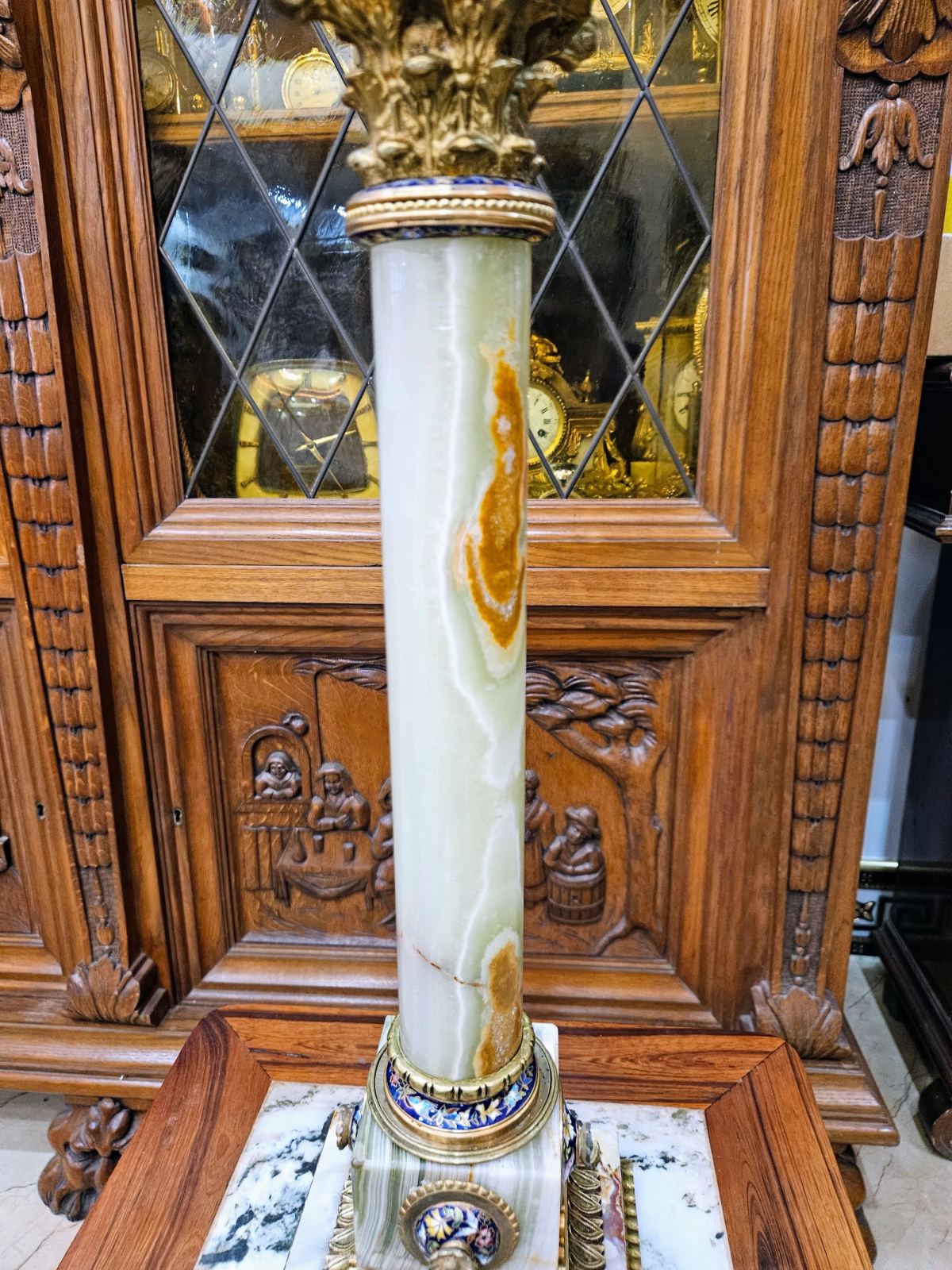 Đèn dầu Pháp, cao 104cm – ảnh 7