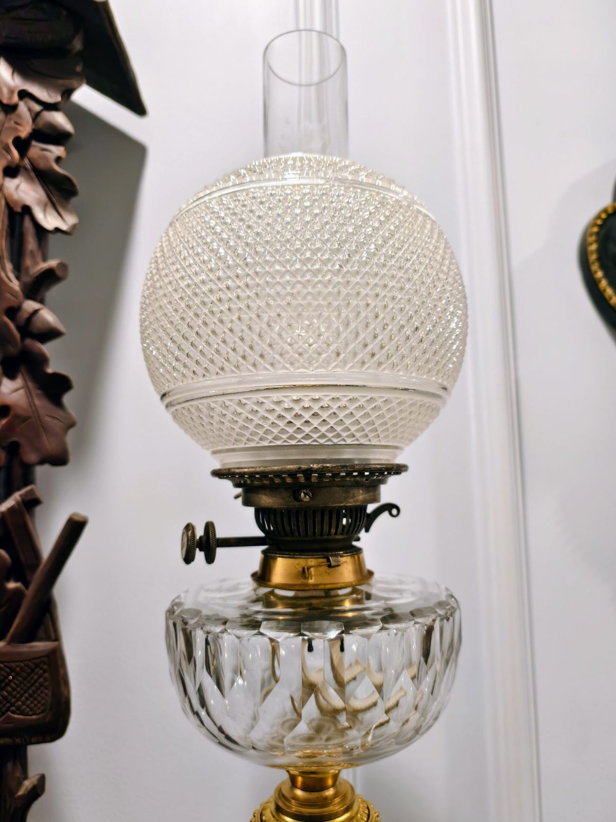 Đèn dầu Pháp, cao 93cm – ảnh 2