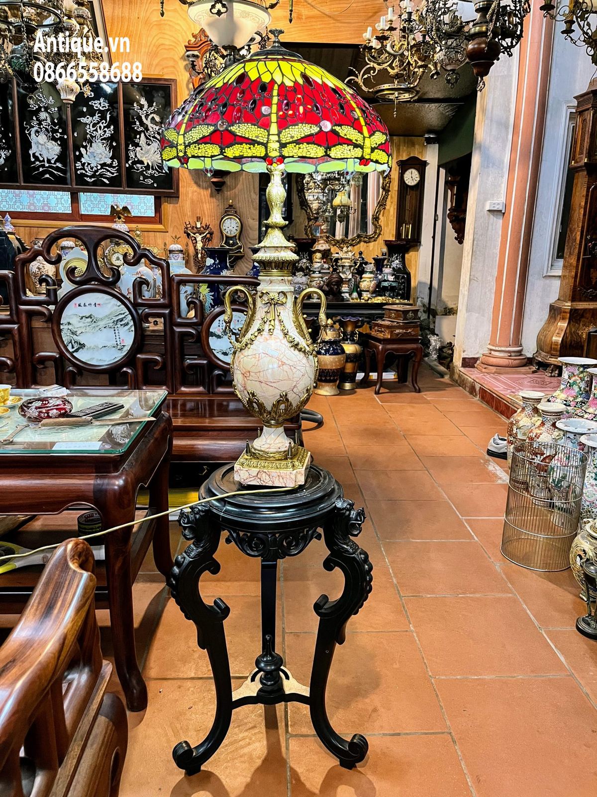 Đèn tiffani, cao 89cm – ảnh 1