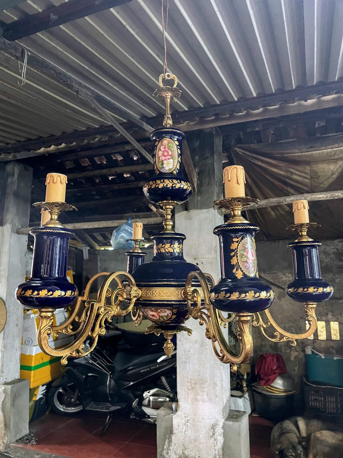 Đèn chùm Pháp, dài 65cm – ảnh 1