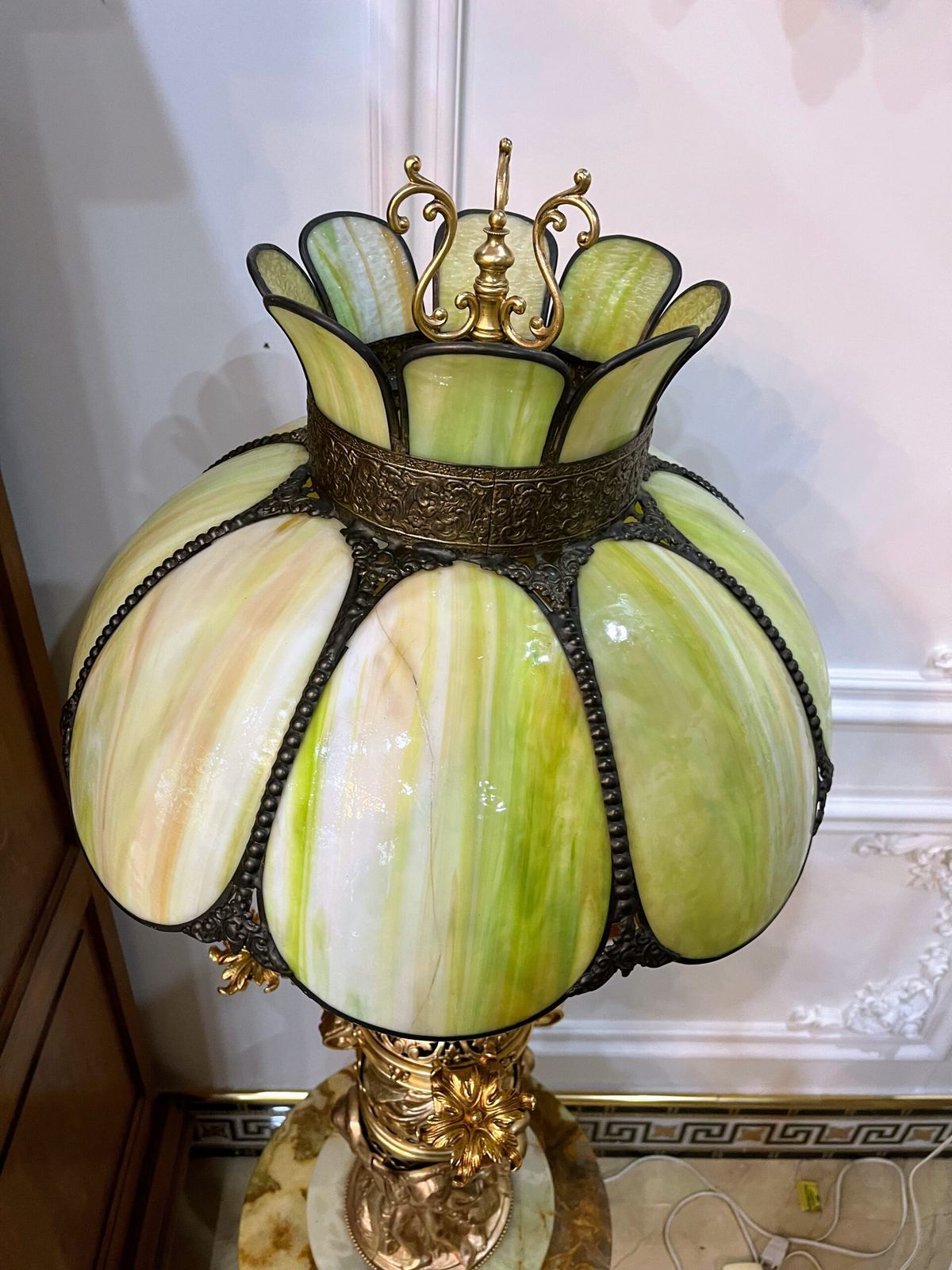 Đèn tiffani Pháp, đường kính 46cm – ảnh 7