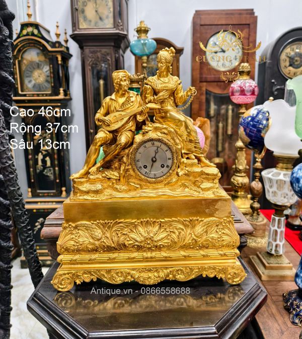 Đồng hồ tượng Pháp, cao 46cm – ảnh 1