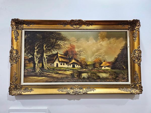 Tranh phong cảnh đồng quê châu âu – ảnh 1