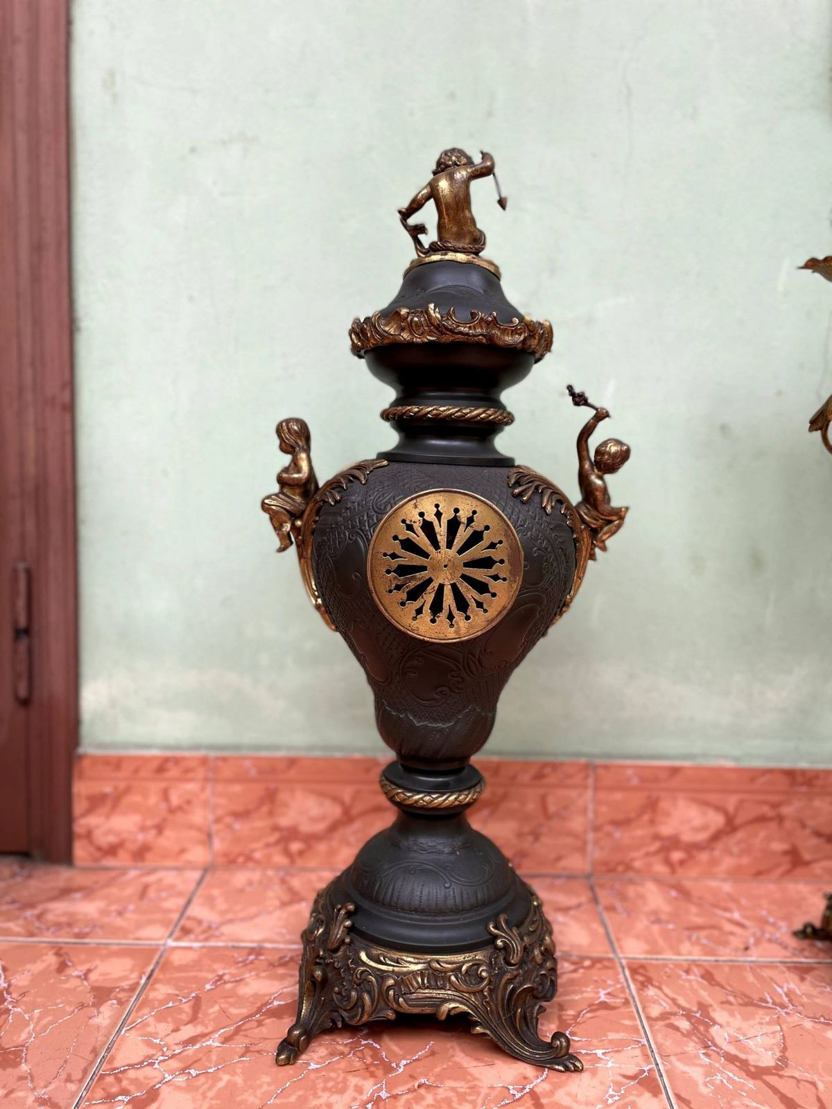 Bộ đồng hồ chân nến, cao 70cm – ảnh 13