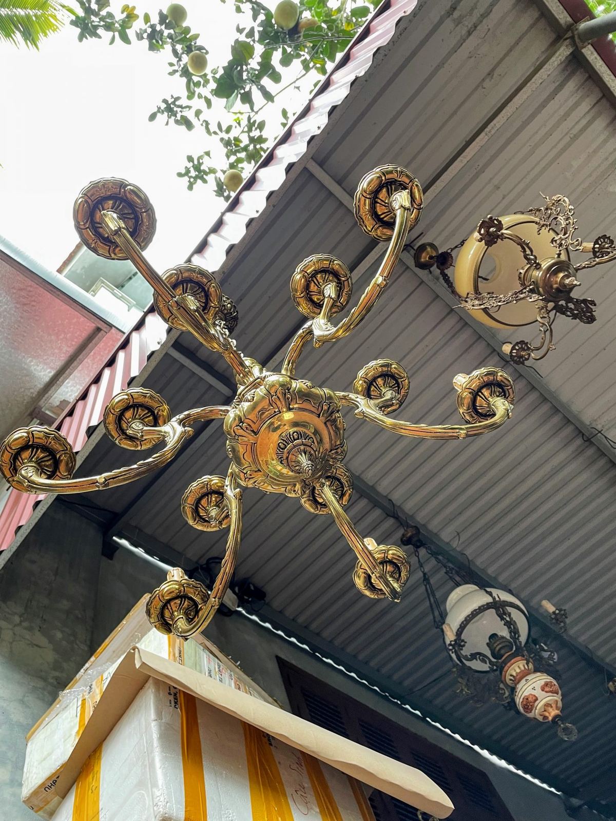Đèn chùm 12 ngọn Tây Ban Nha – ảnh 3