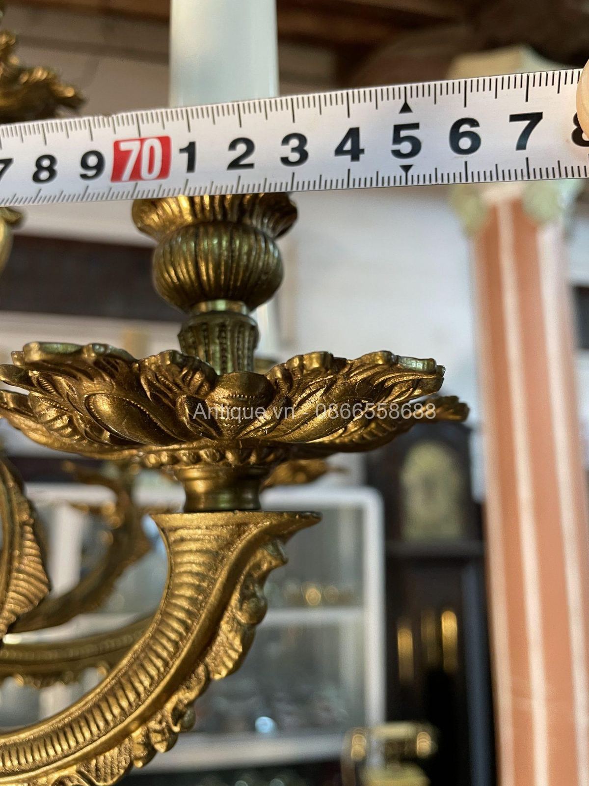 Đèn chùm Pháp, dài 85cm – ảnh 6