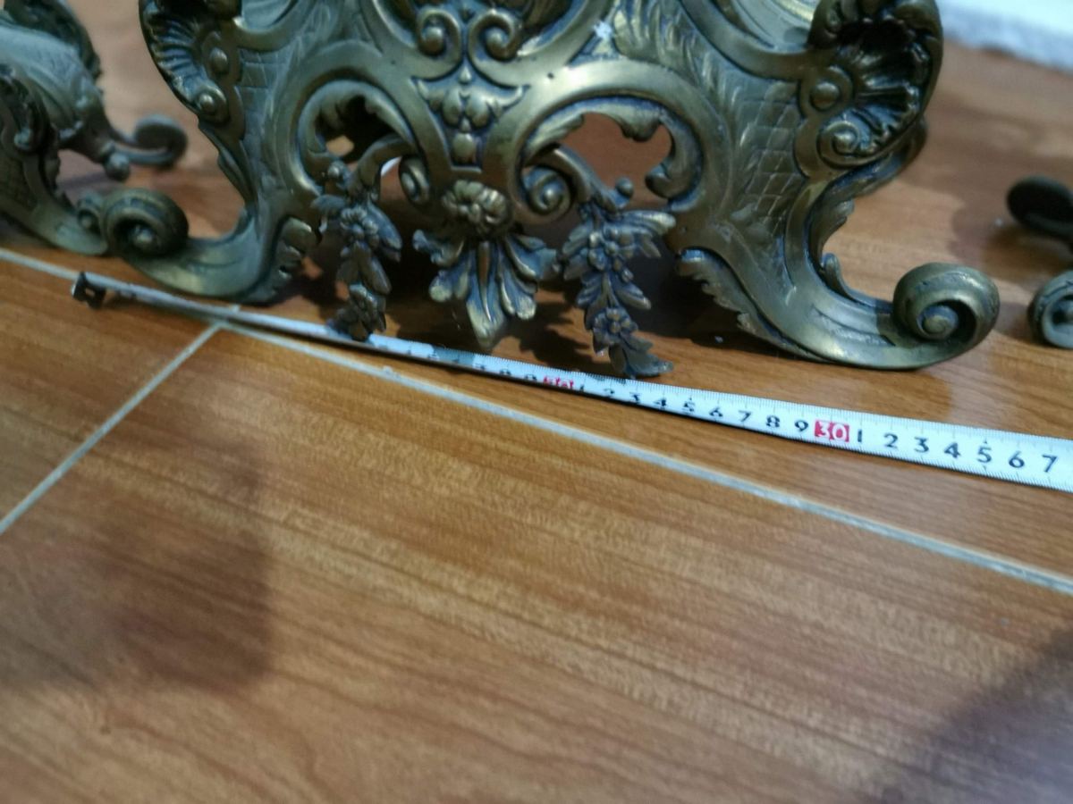 Bộ đồng hồ chân nến Pháp, cao 57cm – ảnh 7