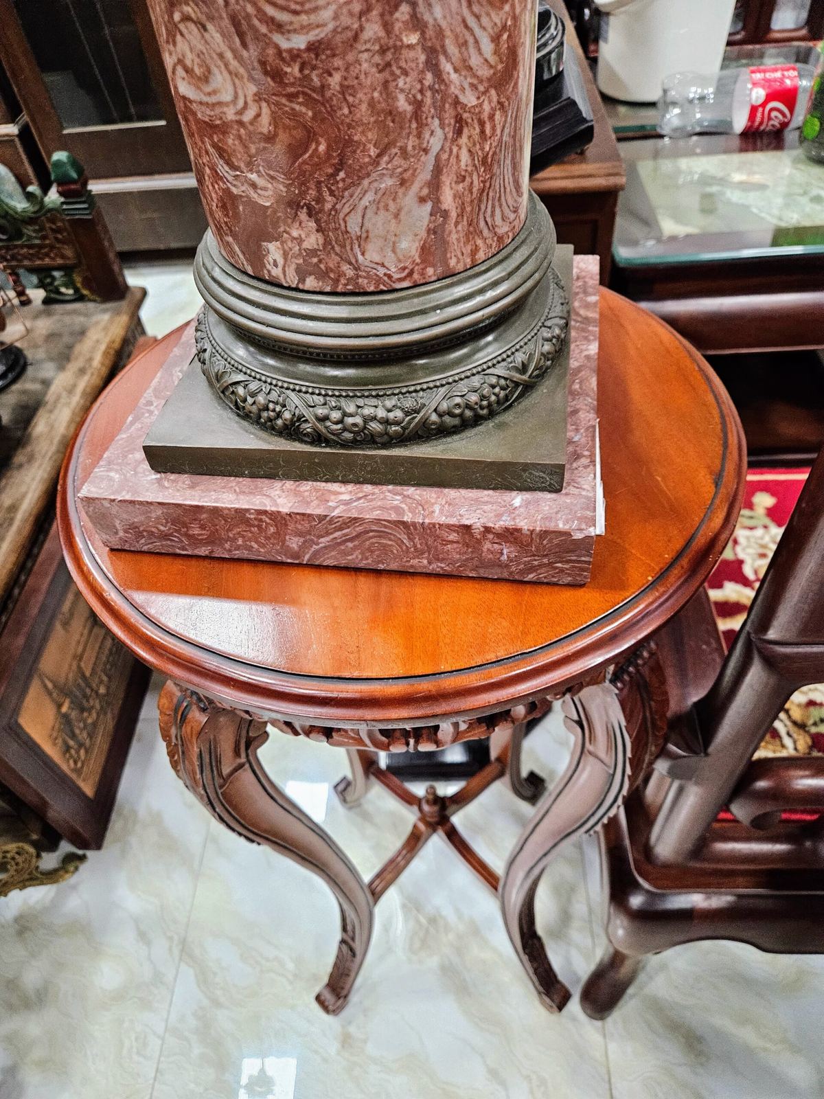Một chiếc đôn gỗ rất đẹp, cao 92cm – ảnh 4
