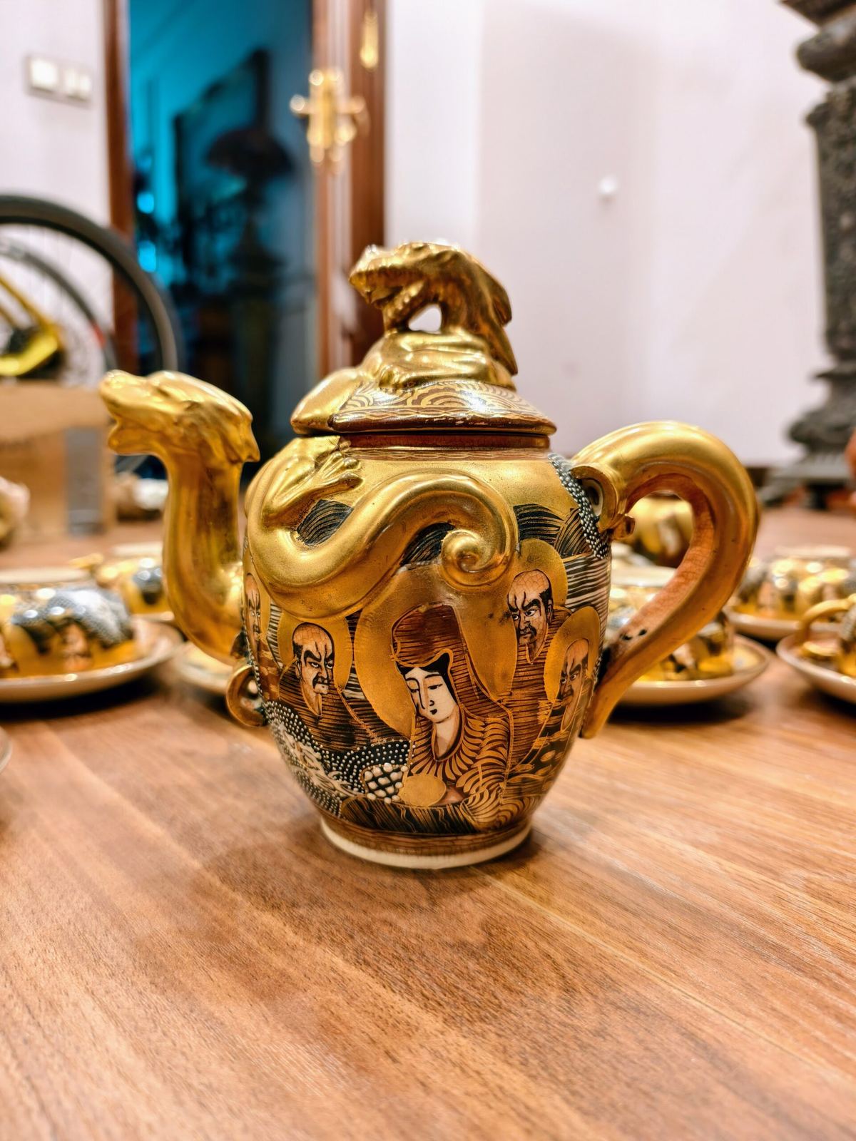 BỘ TRÀ SATSUMA KYOKUZAN – ảnh 10