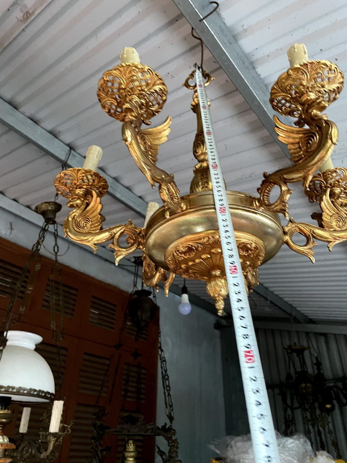Đèn chùm nhỏ Pháp, dài 65cm – ảnh 4
