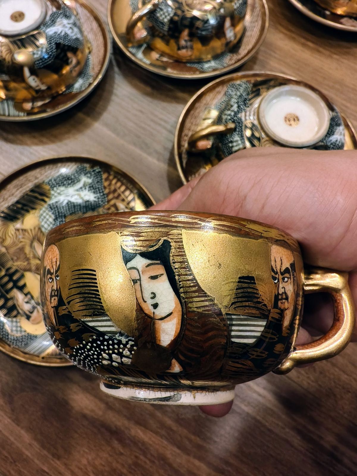 BỘ TRÀ SATSUMA KYOKUZAN – ảnh 5