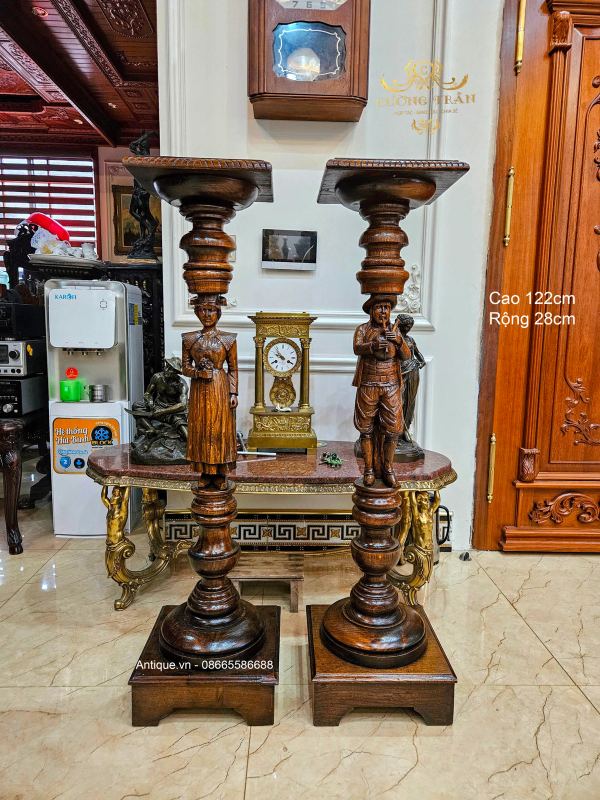 Cặp đôn gỗ Pháp – ảnh 1