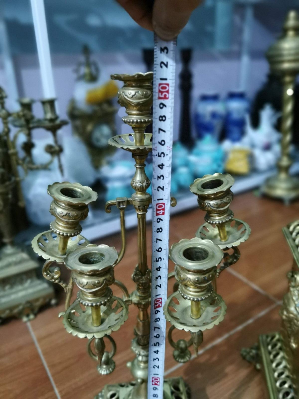 Bộ đồng hồ chân nến size trung – ảnh 9