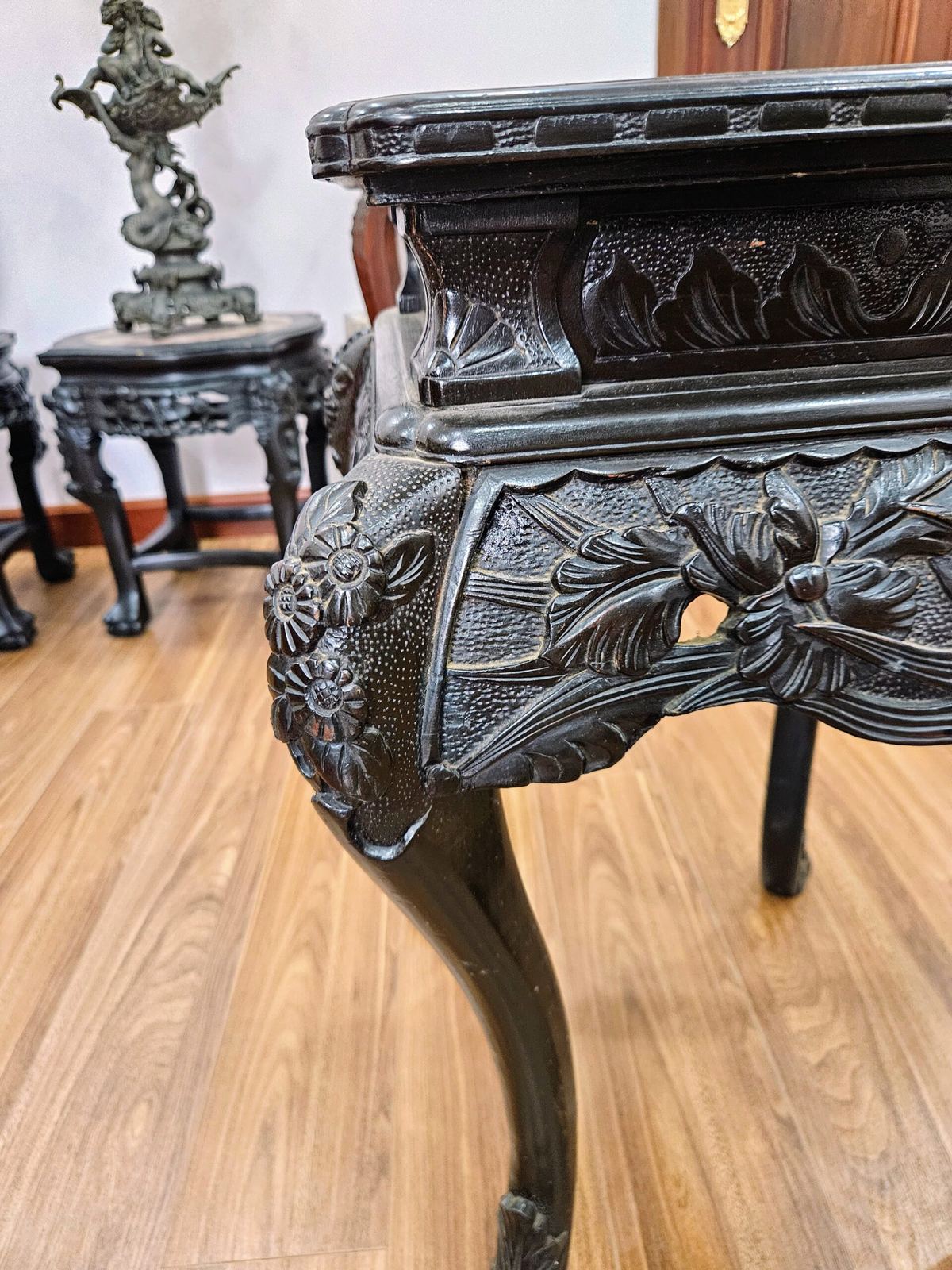 Một chiếc đôn gỗ rất đẹp, cao 64cm – ảnh 3