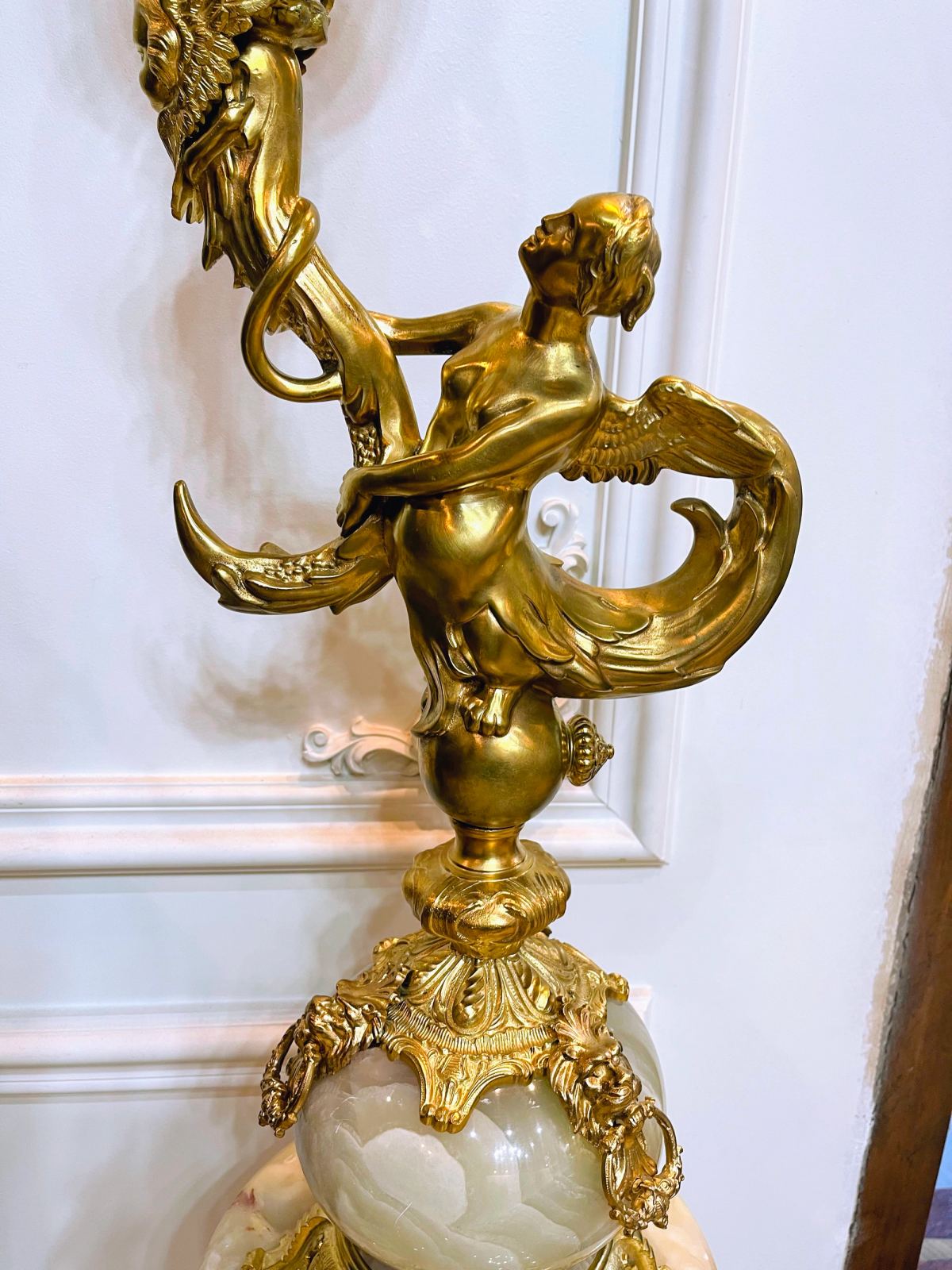 Đèn dầu tượng, cao 73cm – ảnh 3