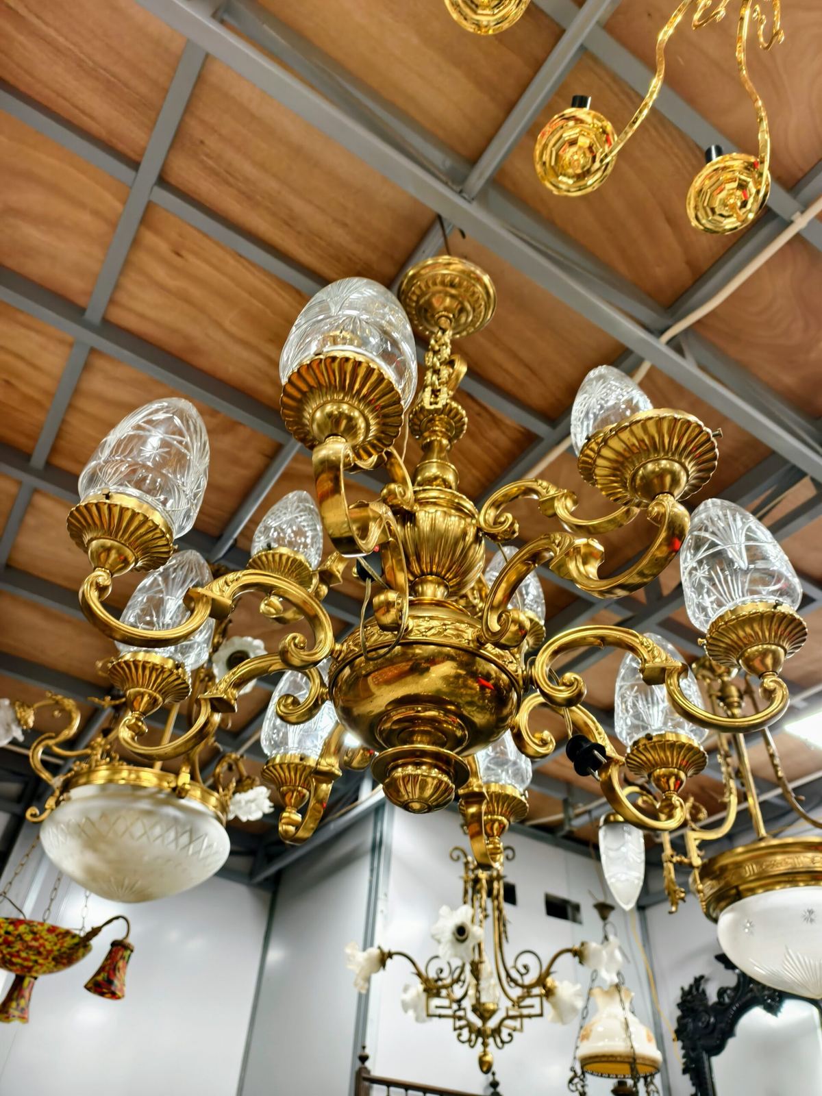 Đèn chùm Pháp, rộng 80cm – ảnh 3