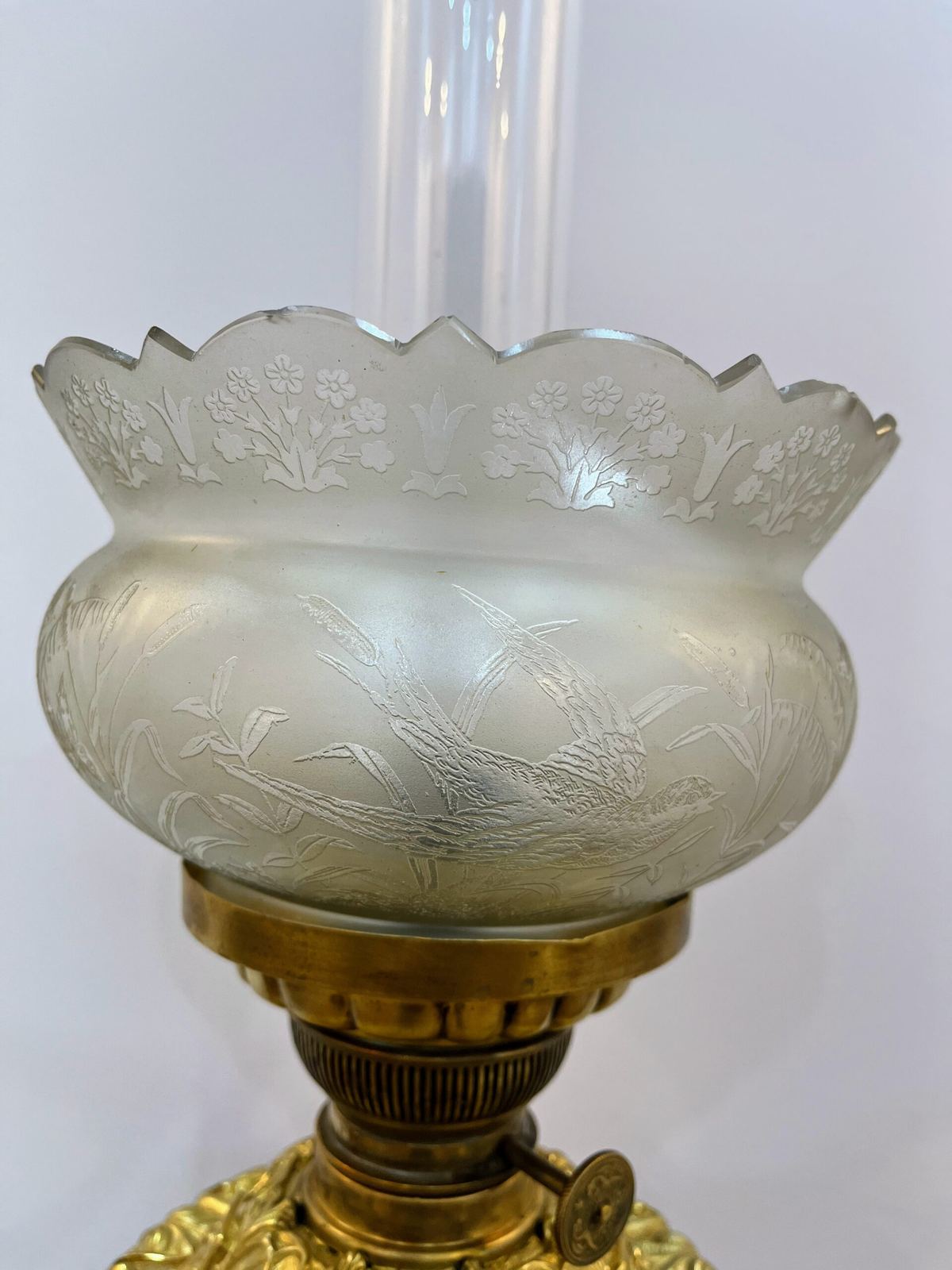 Đèn dầu Pháp, cao 69cm – ảnh 2