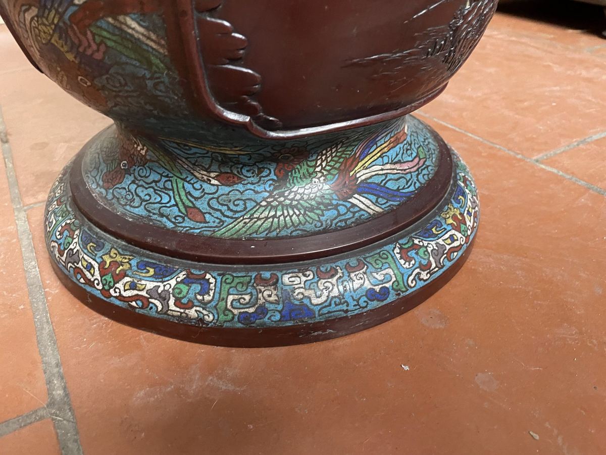 Đèn dầu cây pháp lam – ảnh 9