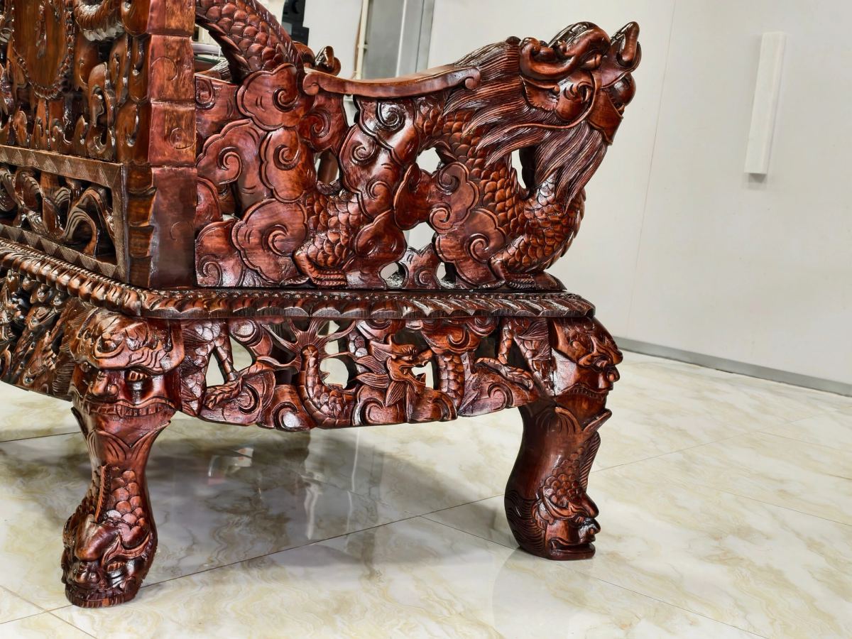 Bộ bàn ghế gỗ hương cửu long – ảnh 17